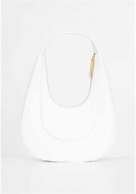 White women's bag, elongated shape, pressed logo lettering CHIARA FERRAGNI | 76SB4BG1ZSA27003